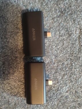 Anker Dual USB-C Plug Adapters in Black